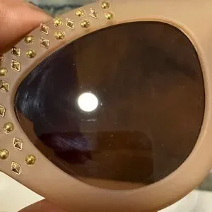 ?FRYE? 1021 GOLD Square Cat Eye Studded Bulky Sunglasses Frye | Accessories | Frye 21 Gold Square Cat Eye Studded  main image 4